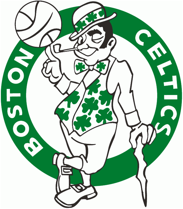 Boston Celtics 1974-1996 Primary Logo iron on paper